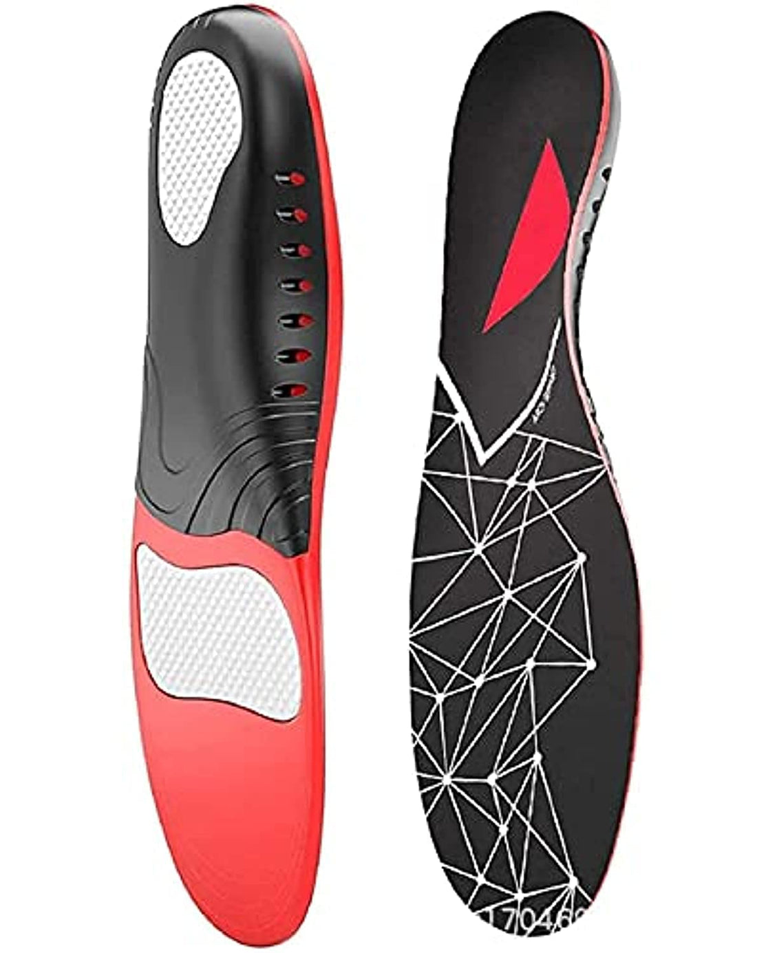 Plantar Fasciitis Arch Support Insoles for Men and Women Shoe Inserts
