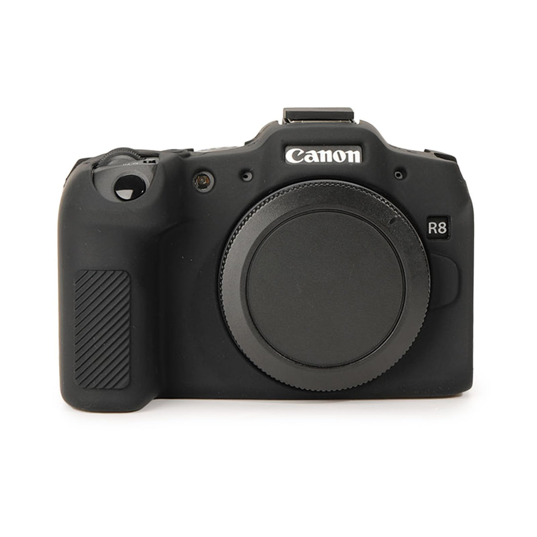 Rieibi EOS R8 Case, Soft Silicone Protective Case for Canon EOS R8 EOSR8 Camera, Lightweight EOS R8 Camera Case - Black