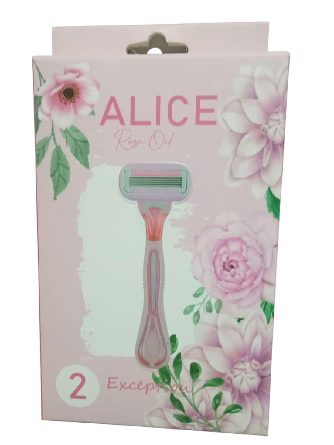 Women's Razor "Alice Rose Oil" - Triple Blade for Ultra Smooth in Minutes, No Skin Sensitivity - Alsafwa Pharmacy