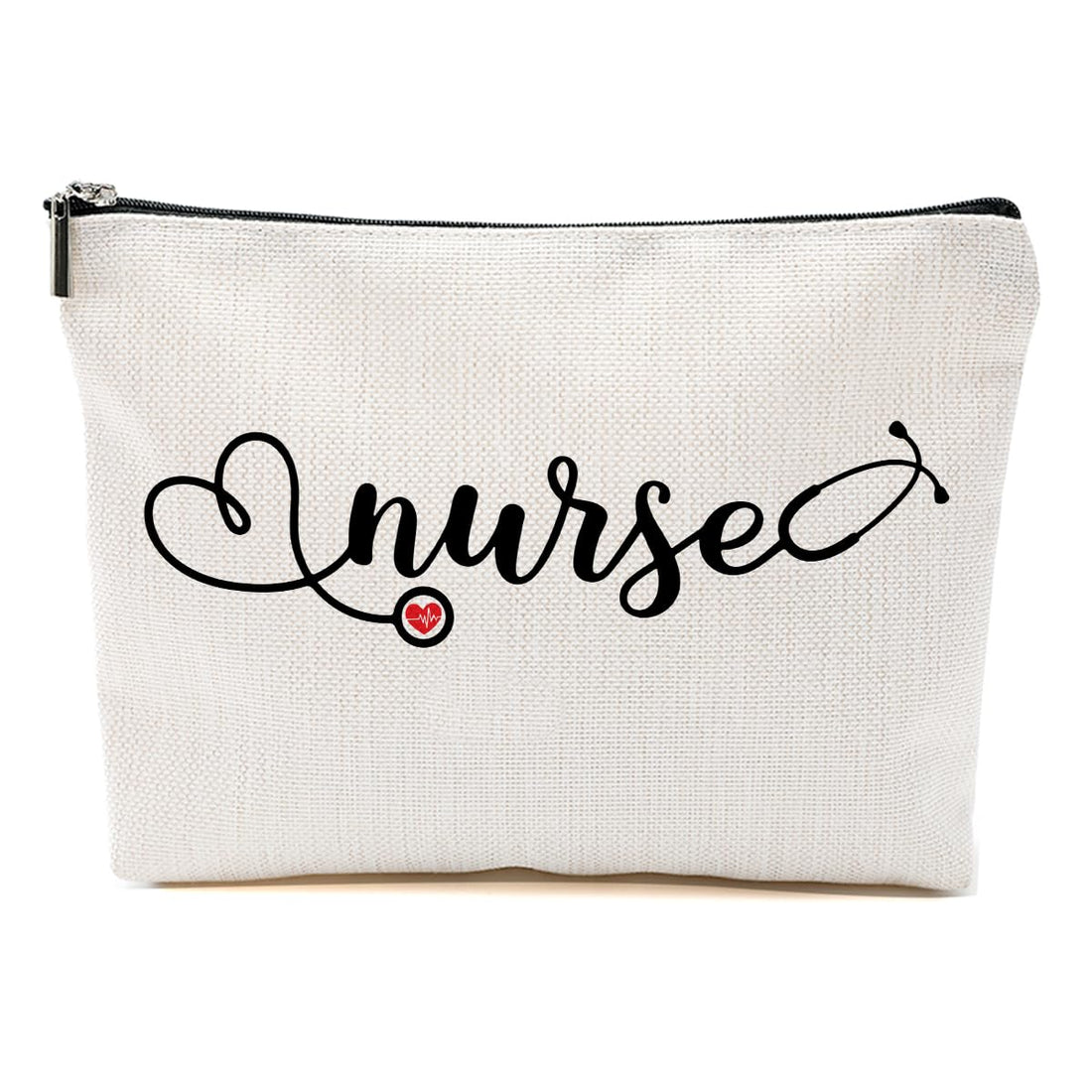 Floral Physical Therapist Nurse SLP Office Gifts Teacher Mom Grandma Makeup Bag Cosmetic Bag Appreciation Gifts, Metallic 0391, 9.62 * 7.42 Inches