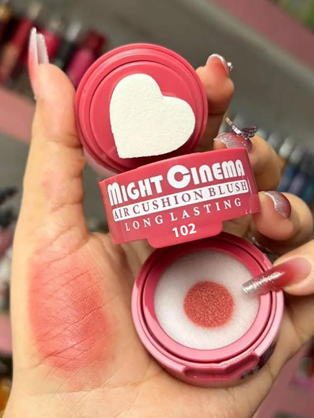 Long Lasting Liquid Blush - SpongeBrush Heart 102