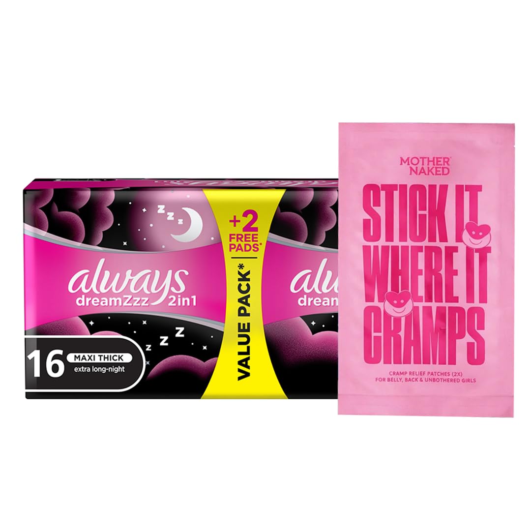 Overnight Flow & Relief Kit: Always + MotherNaked