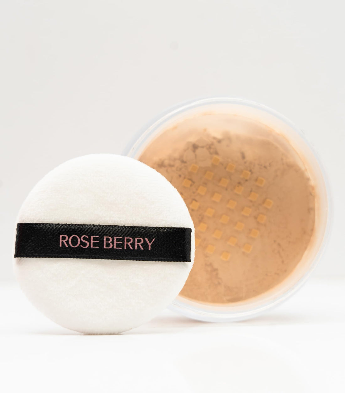 Rose Berry Loose Setting Powder with Puff, Translucent Finish, 25g, Shade N04