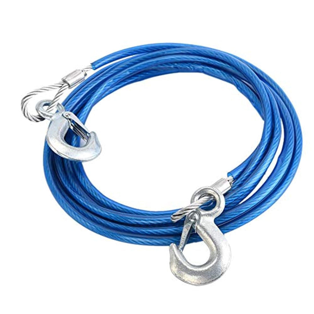 Car Vehicle Boat Steel Wire Tow Rope with Hook