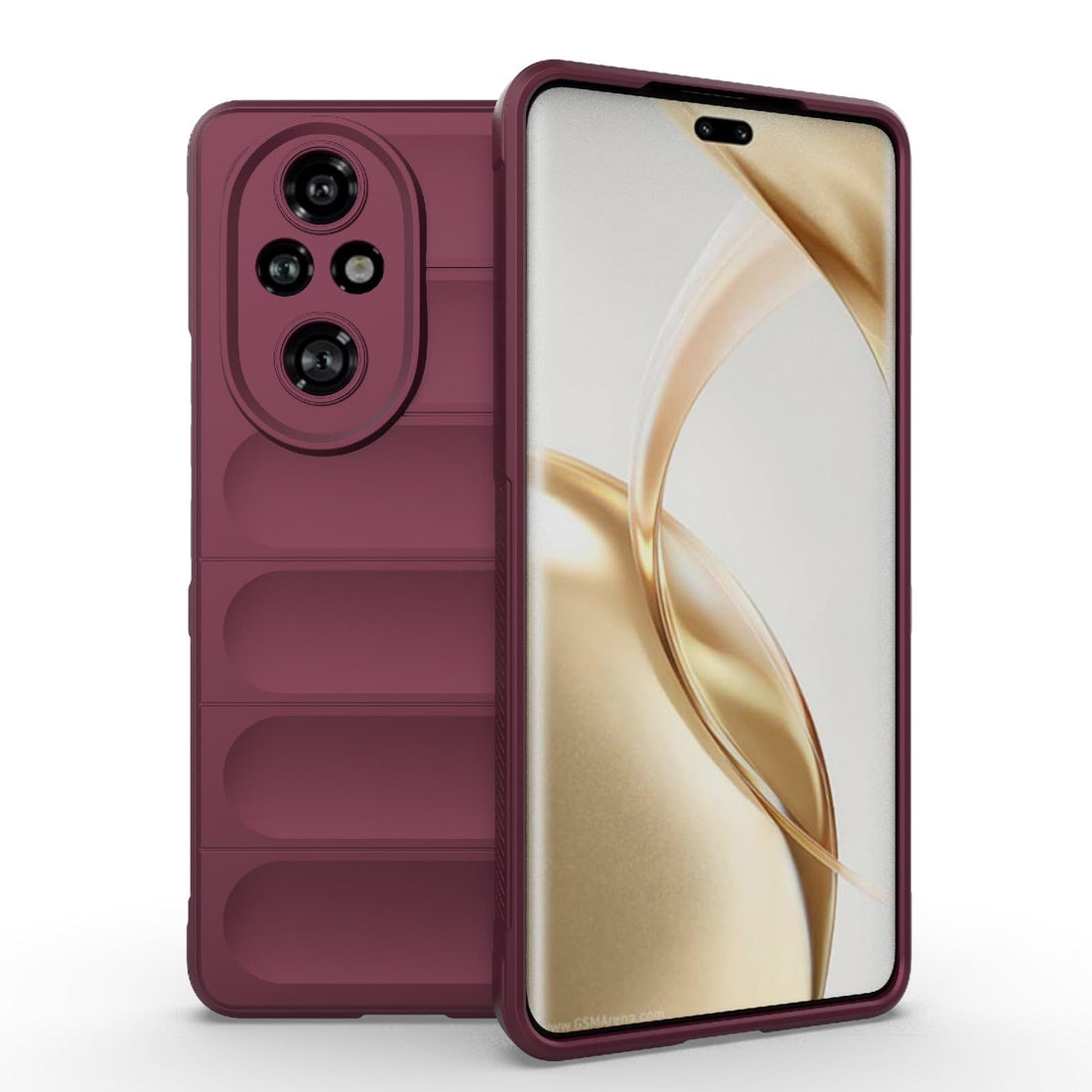 UNBLACK Case Cover Shock-resistant silicone protective case with camera protection compatible with Honor 200 Pro (wind red)