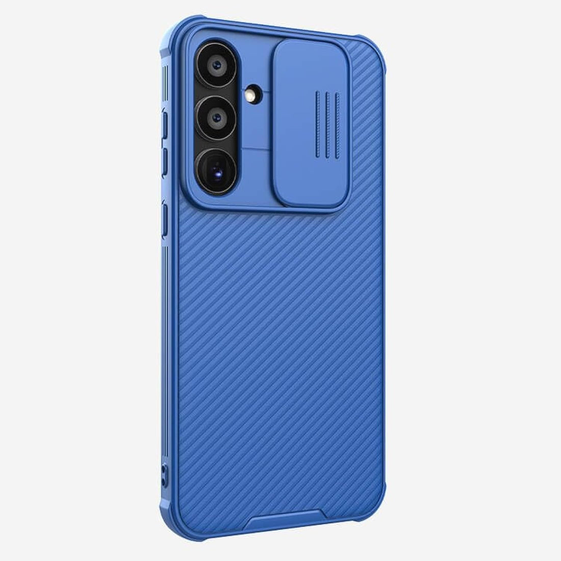 فكرة Nillkin CamShield Pro A55 5G Mobile Phone Case with Camera Protection Ultra Thin Premium Bumper Hybrid Protective Case for Samsung Galaxy A55 5G (Blue)