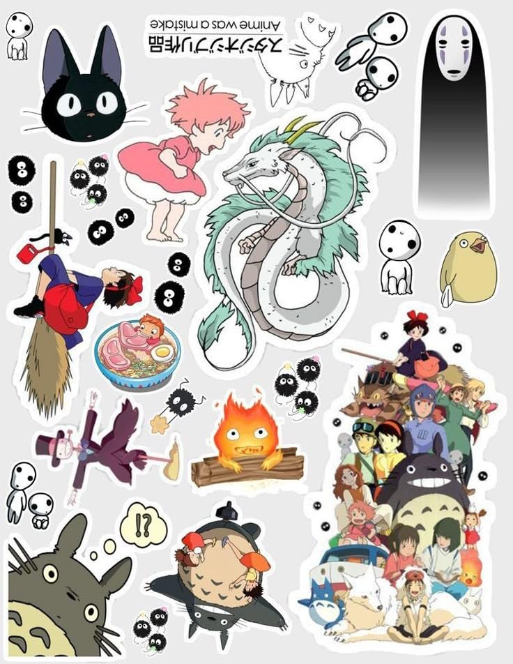 Anime sticker random ghibli 1 Sophie lucifer