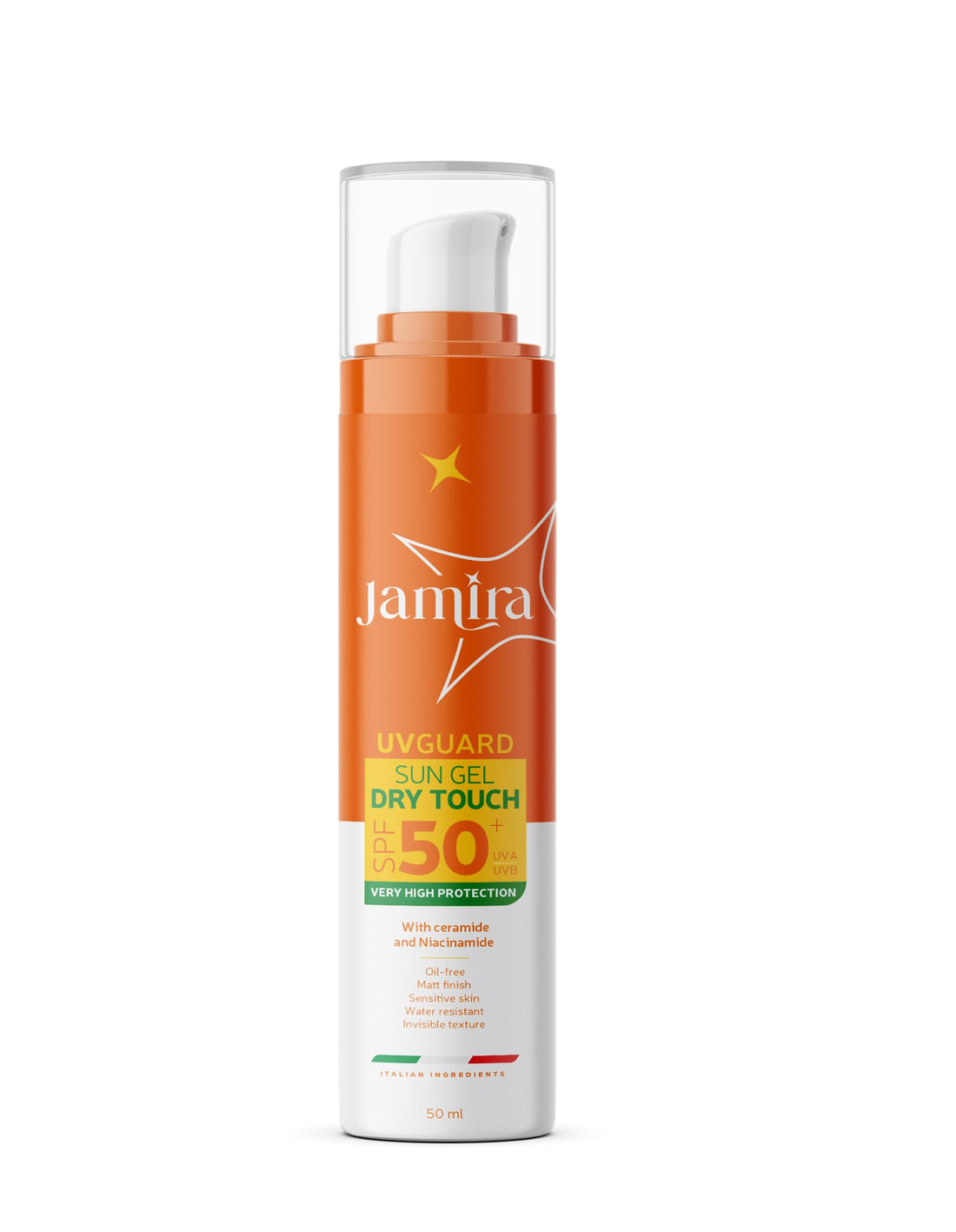 Jamira Sun screen gel for Oily Skin SPF 50/50 ml