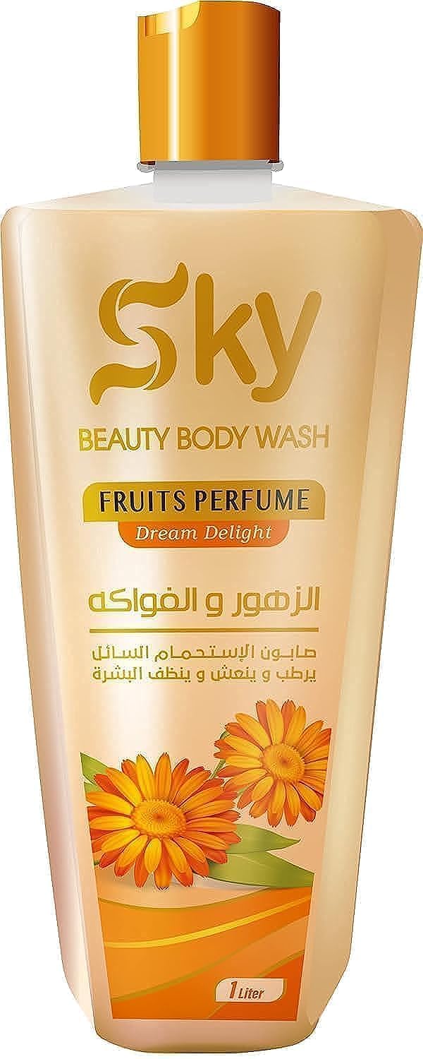 Sky Beauty Body Wash with Fruits Perfumes 1 L