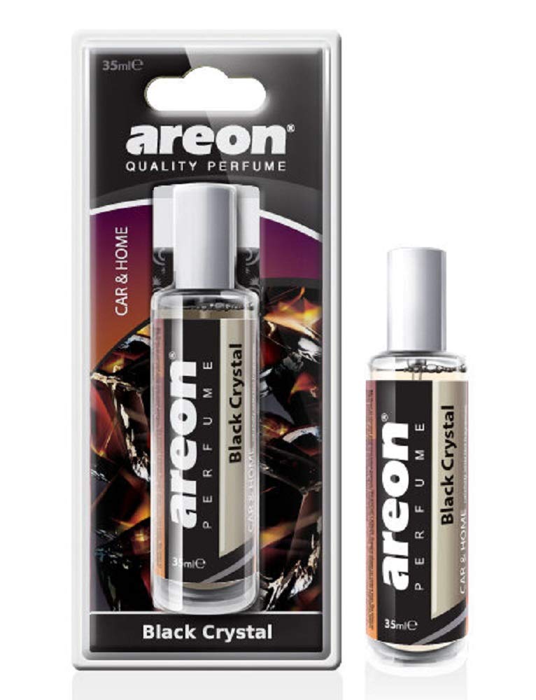 AREON Car Perfume, 35ml Mini Pack, Black Crystal (APC06) Pack of 1