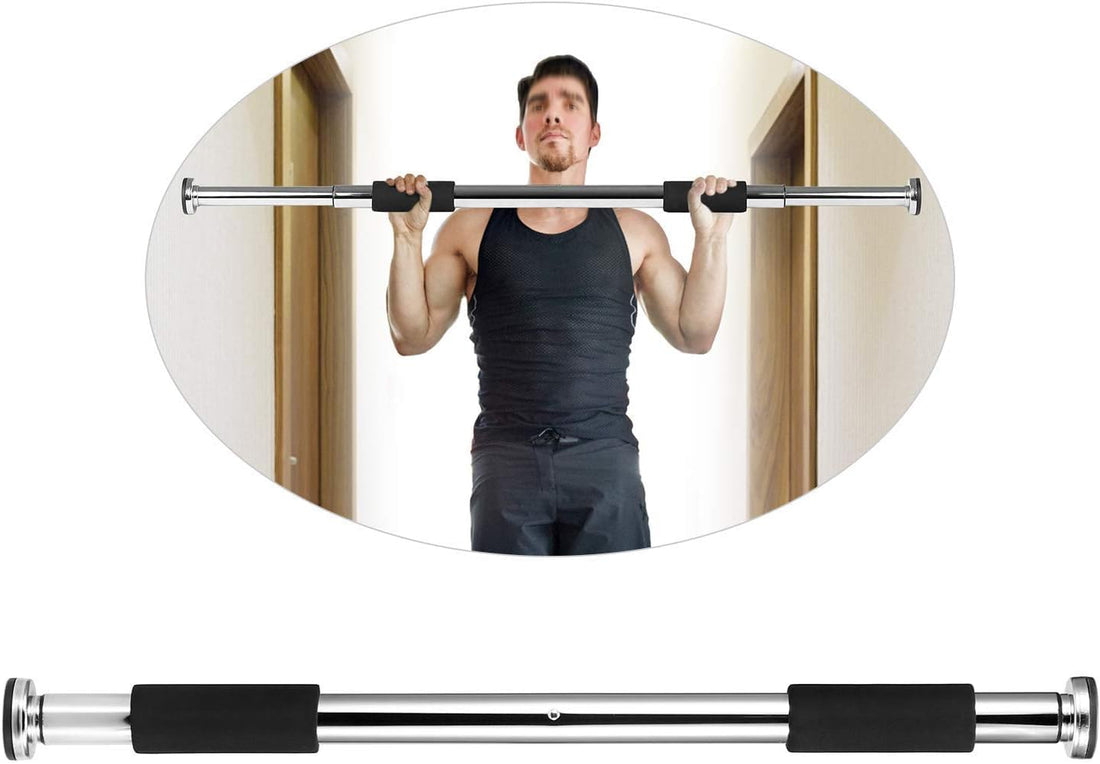 QSHOP Ultimate Pull Up Bar Pull Up Bar Adjustable Door Pull Up Bar Pull Up Bar for Home Workout Workout 220lbs 60-100cm