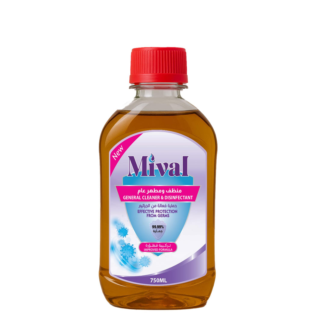 Mival General Cleaner and Disinfectant Liquid 750 ml