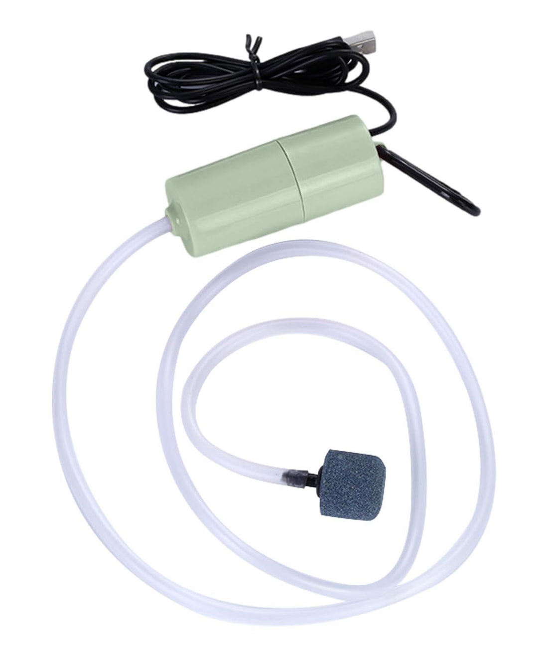 Air Pump for Aquarium, Oxygen Pump for Fish Tank, Green Single Hole Air Pump for Aquarium Fish Tank Quiet and Convenient Oxygen Pump Suitable for Fishing Family Vehicle Fish Market