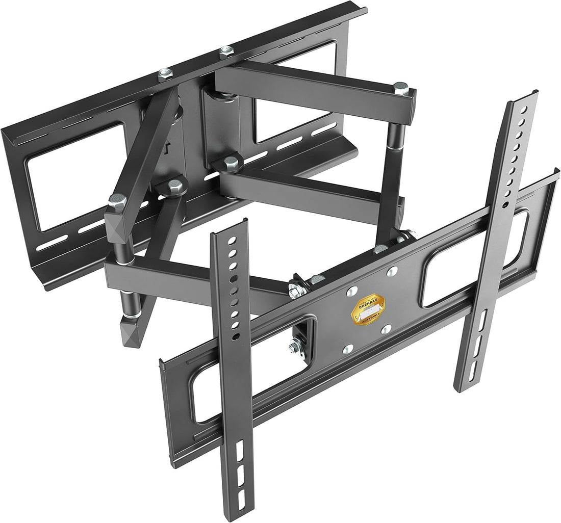 RICOO S1544 TV Wall Mount Swivelling Tilting for 37-65 Inches, Universal TV Mount for Wall, TV Wall Mount 55 Inches, up to 40 kg with Max. VESA 400 x 400 mm