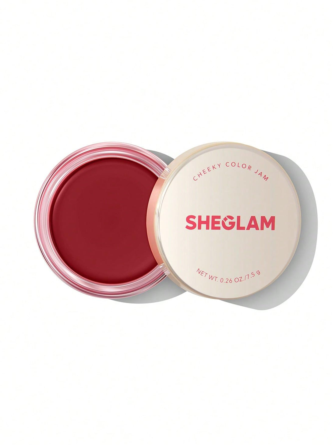 SHEGLAM Cheeky Color Jam-Carnation Dreams 6 Shades Multi-Use Cream Blush Lip Cream Matte Highly Pigmented Natural Blush Powder Face Makeup-Scarlet Sunset