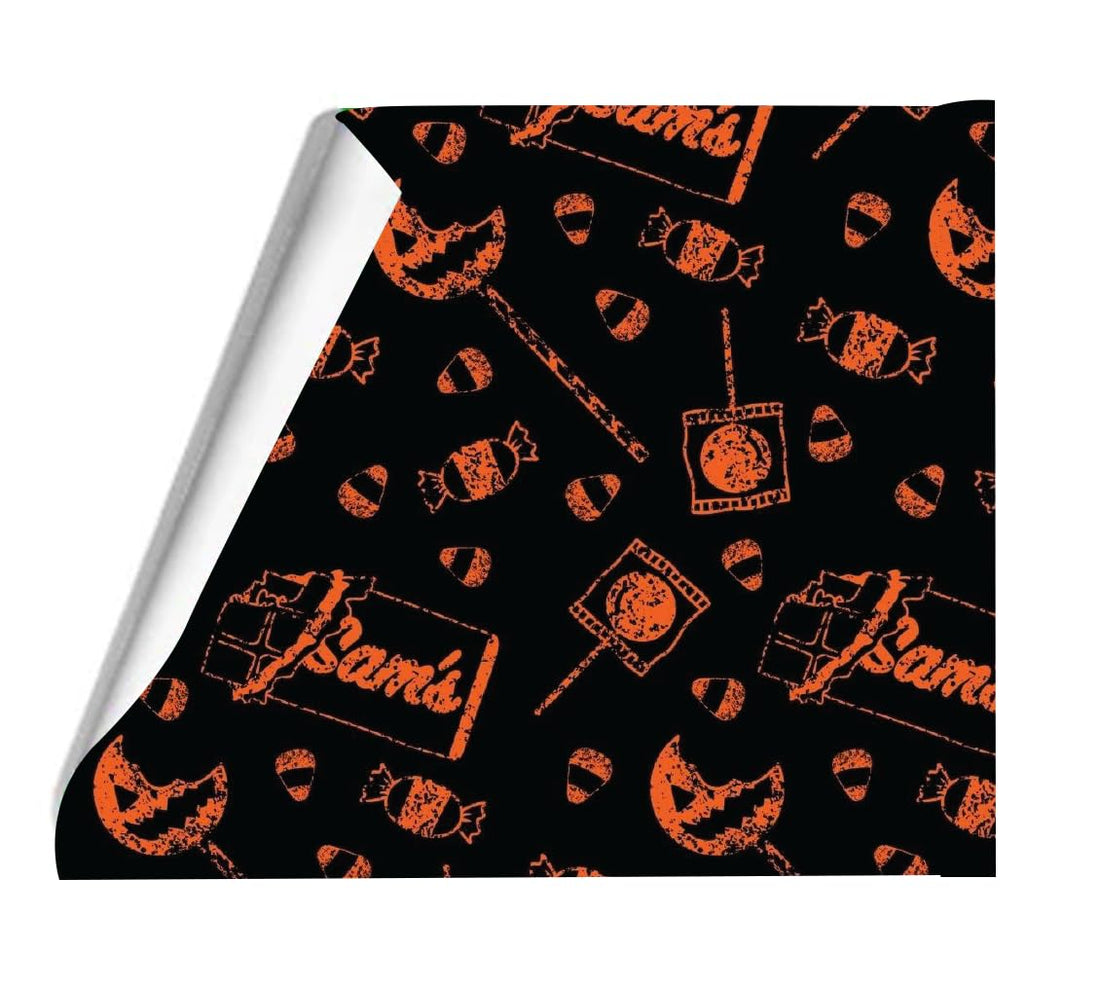Halloween Pumpkin Pattern Throw Blanket, Black and Orange, Gothic Home Decor(50x70)