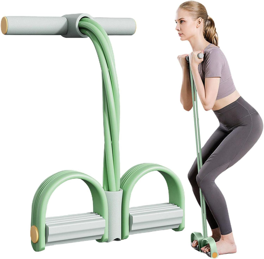Abdominal Muscle Strengthening Sports Corset, Arms and Legs | Multifunctional Resistance Band with 6 Tubes | Yoga Stretch Tension Rope
