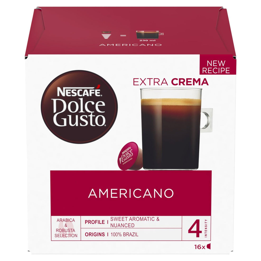NESCAFÉ DOLCE GUSTO Americano 16 x 8.5g (136g)