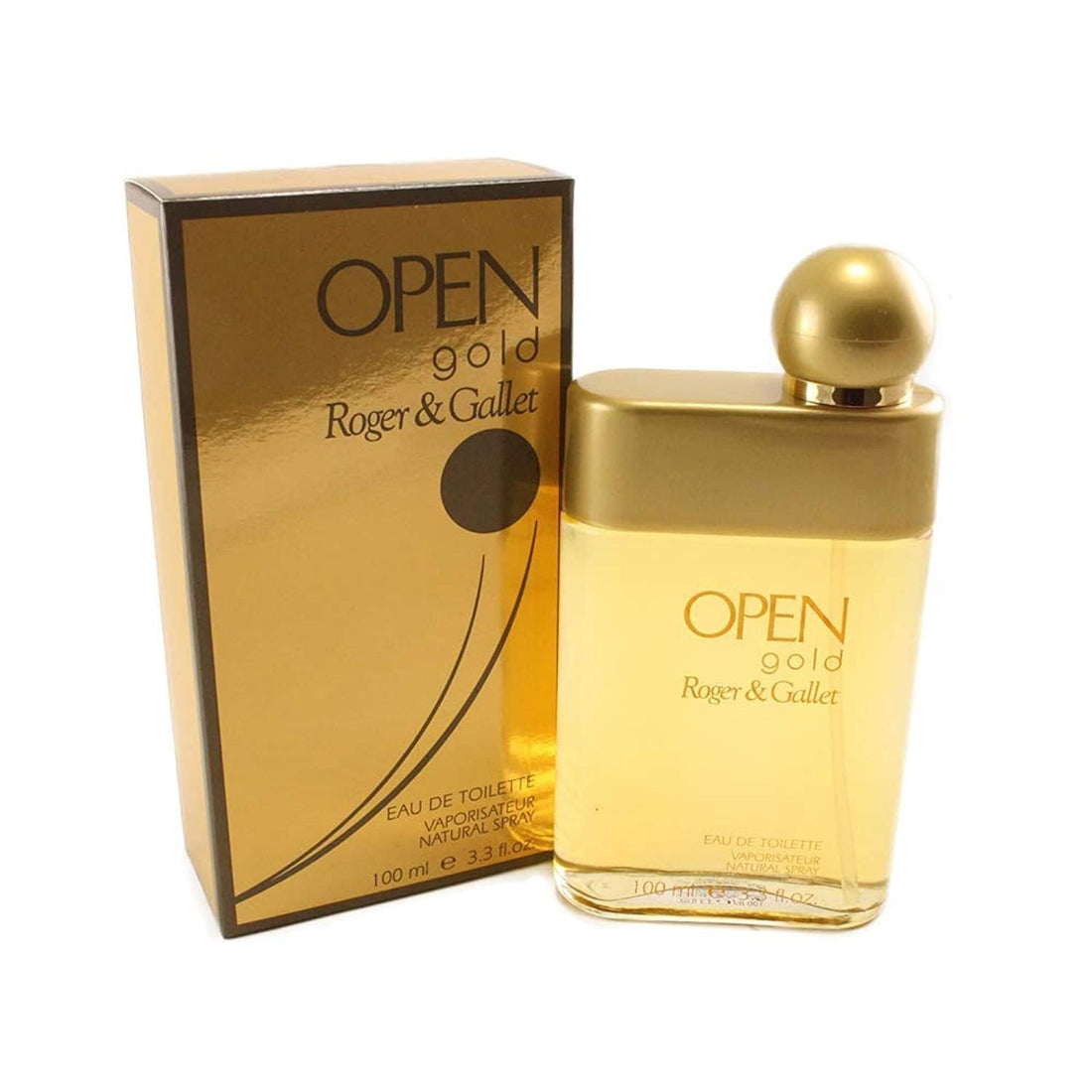 Open Gold by Roger & Gallet for Men - Eau de Toilette, 100ml