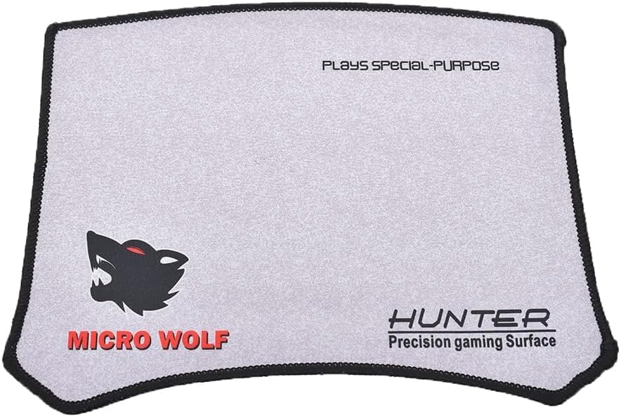 Zero Electronics Rubber Gaming Mousepad With Wild Wolf Design For Pc 20x25 CM - Multi Color