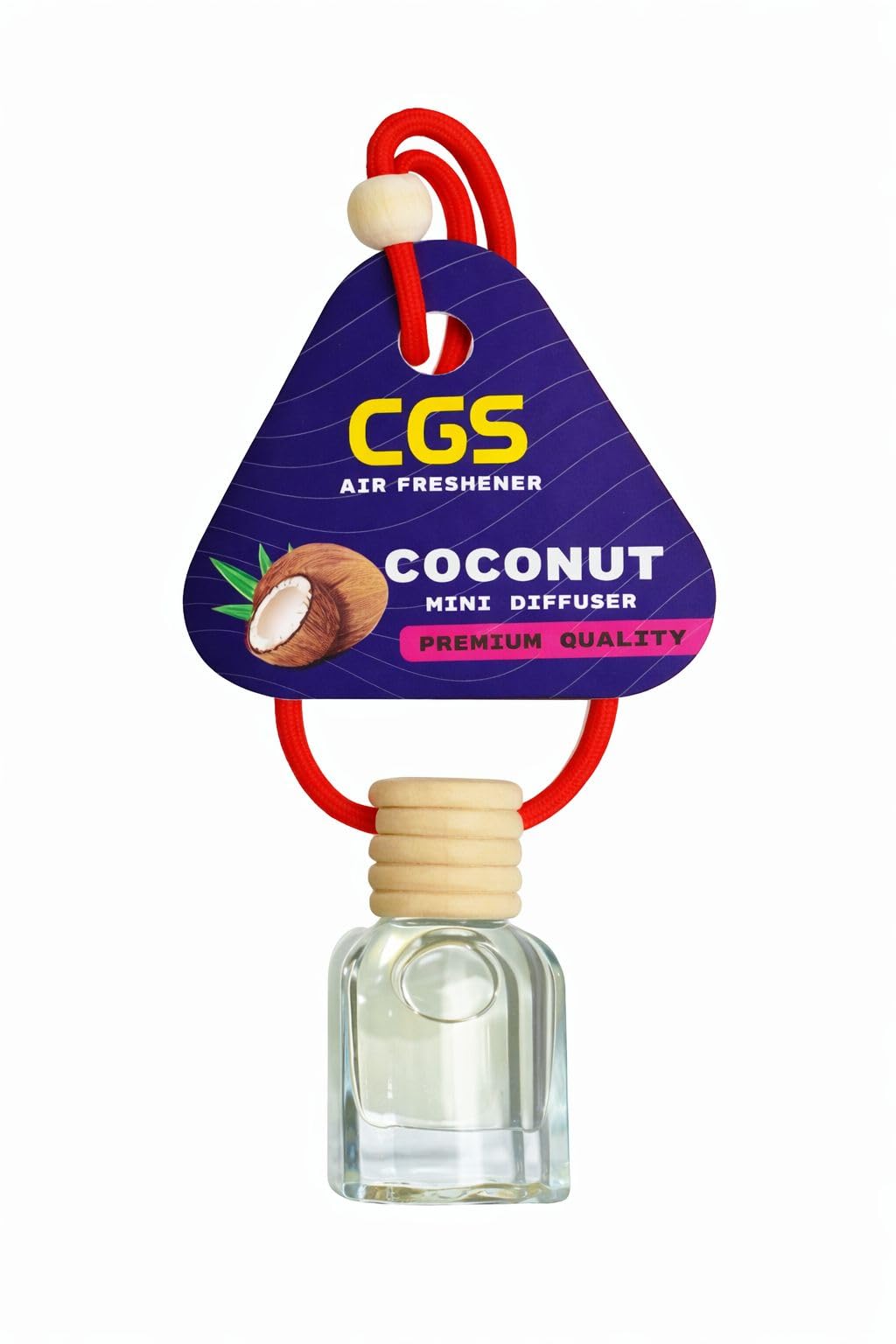 Mini Coconut Diffuser Air Freshener for Car and Home, Luxury Scent From CGS