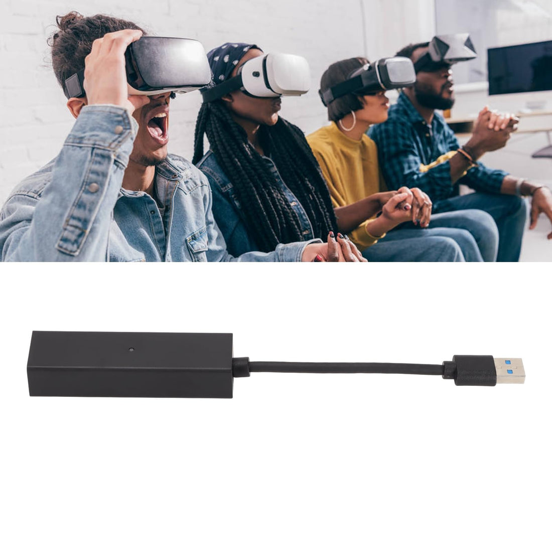 PSVR/PS5 Camera Adapter, PS VR Converter Cable for Game Console