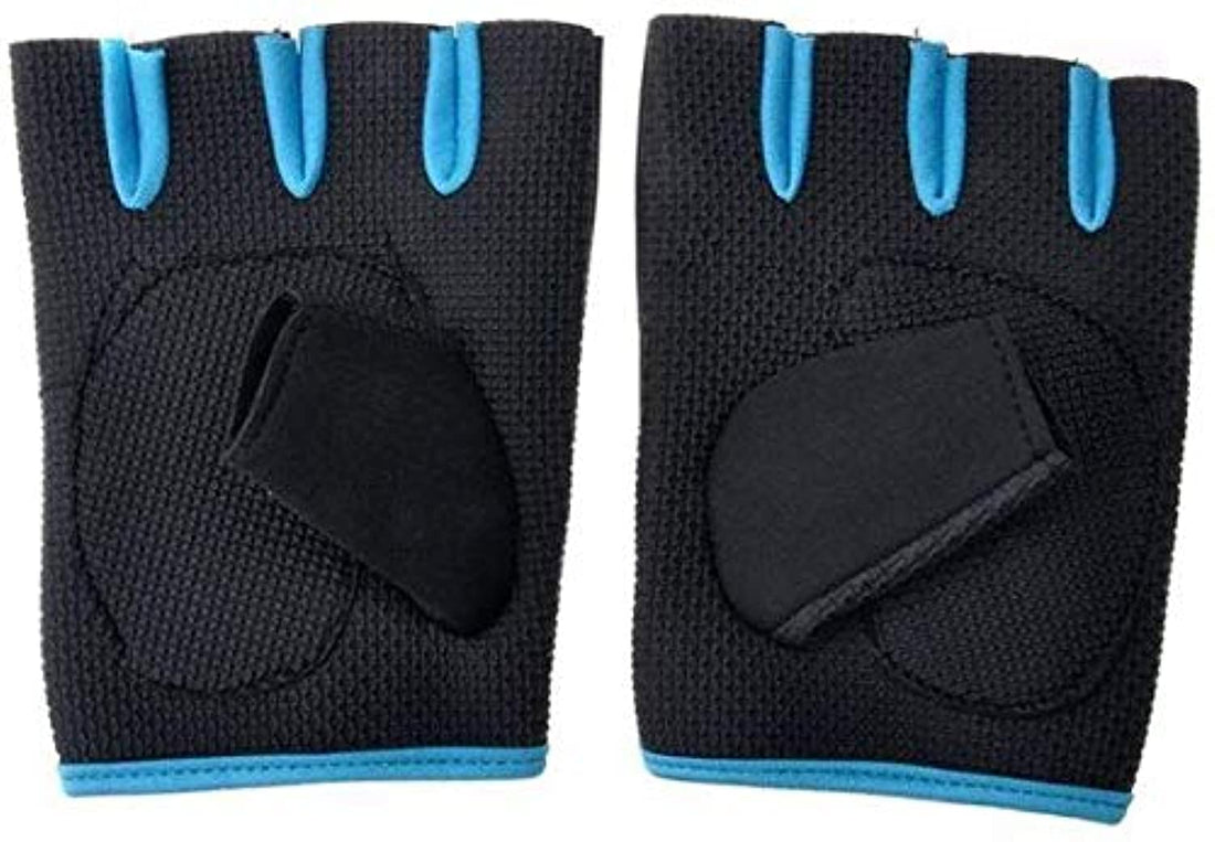 Half finger gloves for gym and exercise