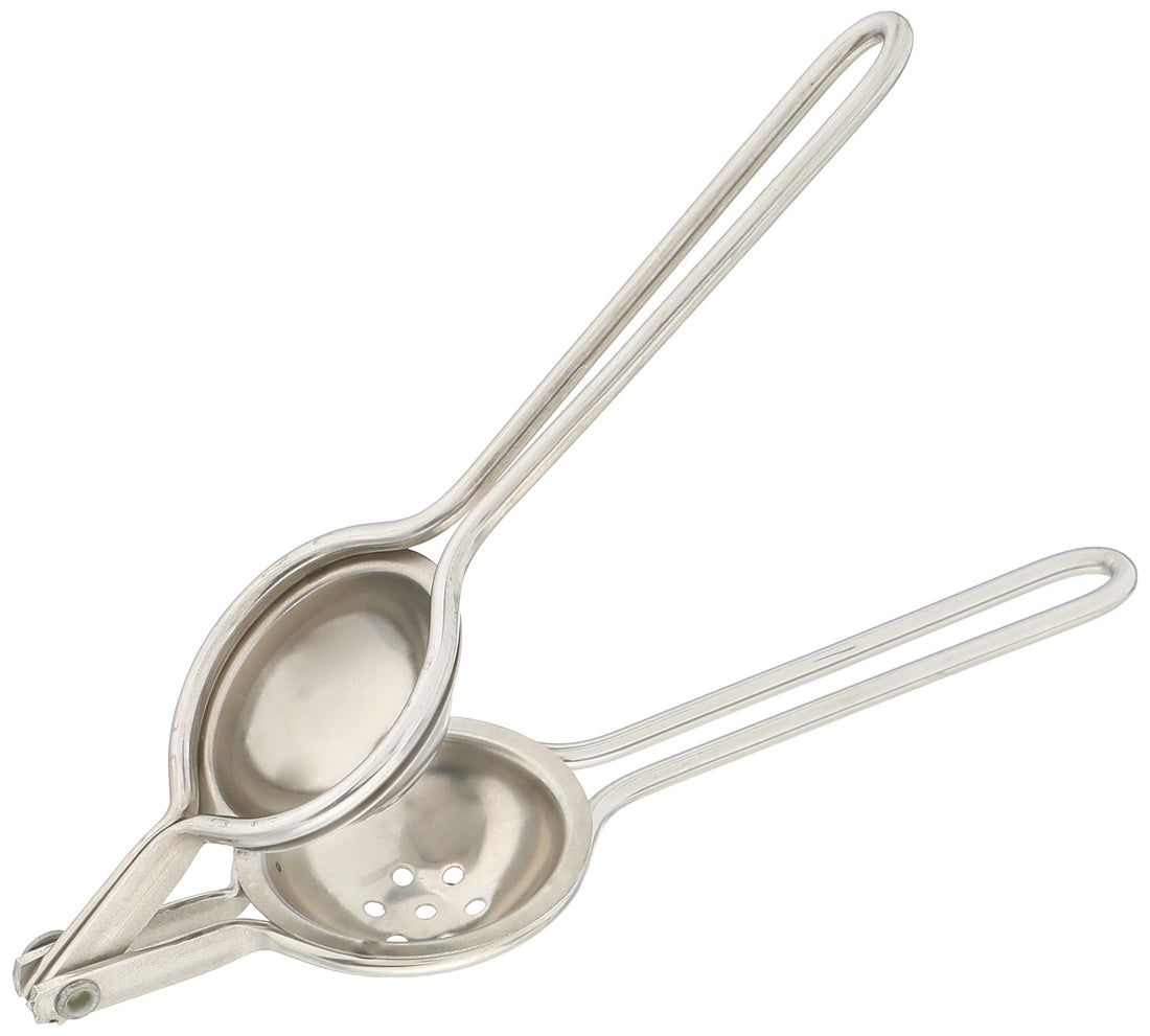 Stainless steel lemon juicer - silver