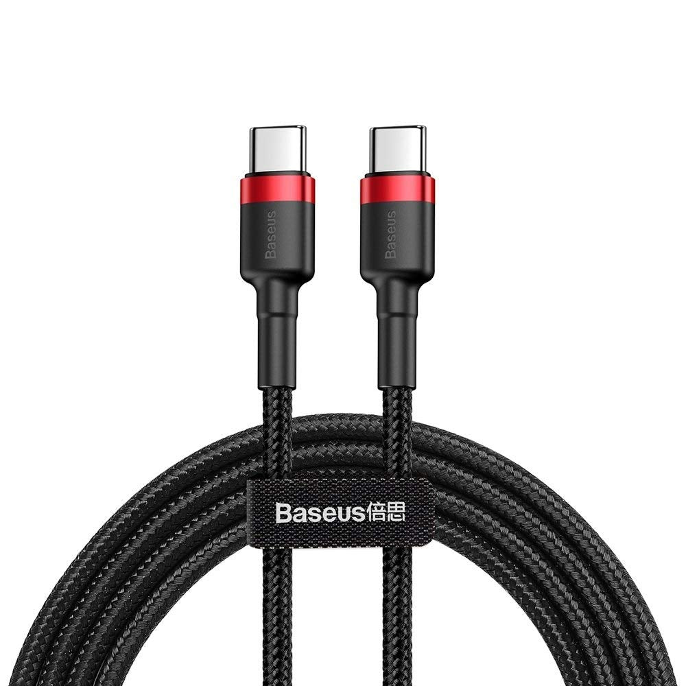 Baseus Power Station 4 Hybrid GaN Power Bank Adaptor 10000mAh 87W CN Black (With Mini White Cable Type-C to Type-C 100W(20V/5A) 1m Black)