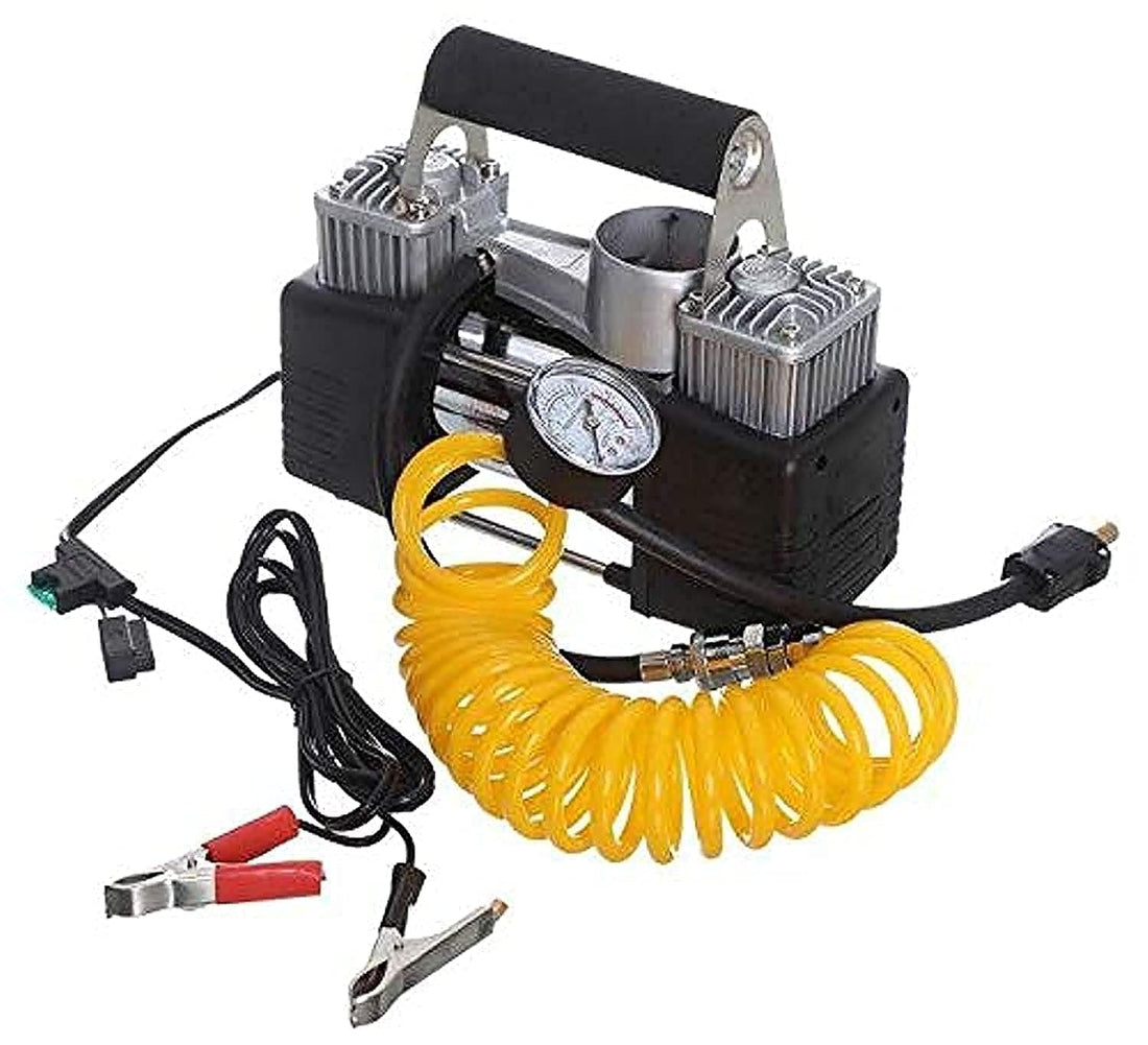 Ultra Heavy Duty 2 Cylinder 12v Auto Air Compressor 60 Liter per minute