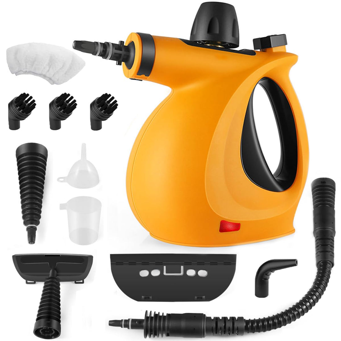 Handheld Steam Cleaner, Pressurized Multi Surface Steam Cleaner with 11 Accessories, Chemical-Free Multi-Purpose Steam Cleaner for Home Use, Steamer for Cleaning Floor