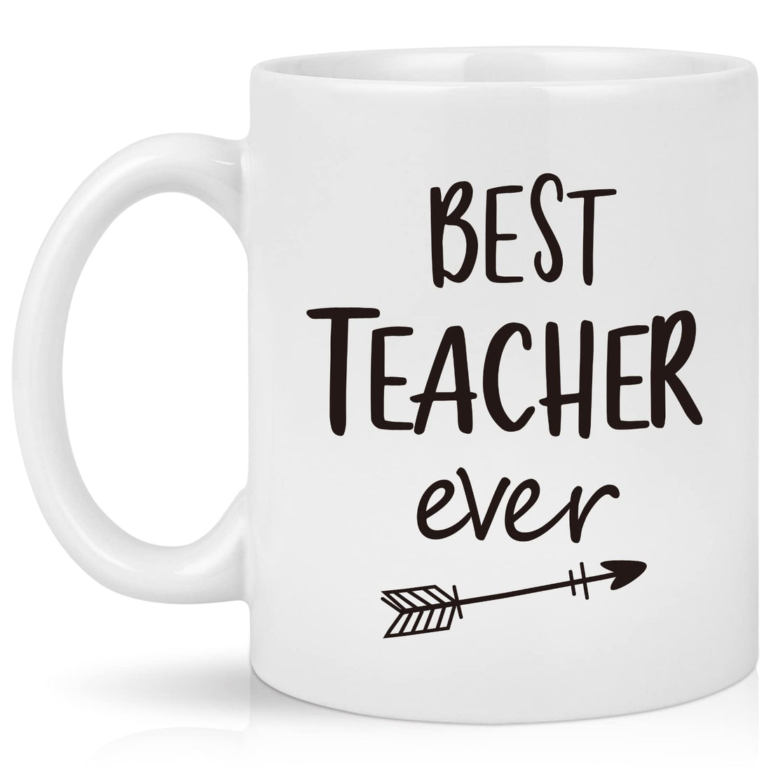 Cabtnca Teacher Appreciation Gifts, Best Teacher Ever, Teacher Gifts, Teacher Mug, Teacher Appreciation Gifts for Women, Mothers Day Birthday Christmas Gifts for Teacher from Students, 11Oz