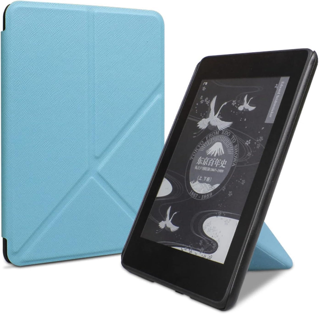 Kindle Paperwhite 11th Generation Case, 6.8-inch Flip Cover with Auto Wake/Sleep, Multi-Viewing Angles Stand, Compatible with Signature Edition (Light Blue)