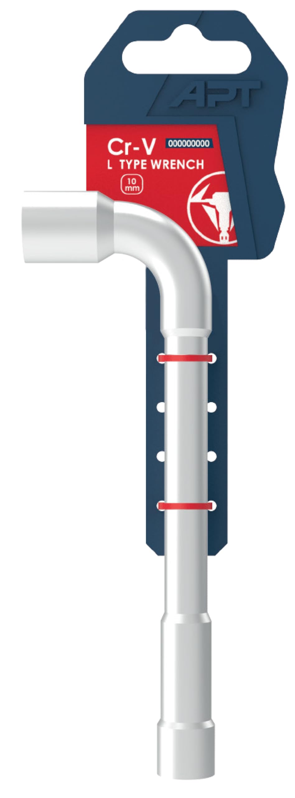 APT L-type Wrench 7mm 6PT Long /12PT Short (DW481802-7)