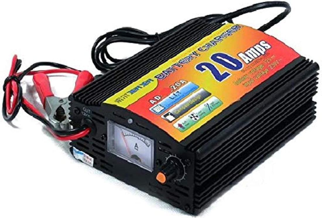 Super Car 12 Volt 20 Ampere Automatic Digital Battery Charger