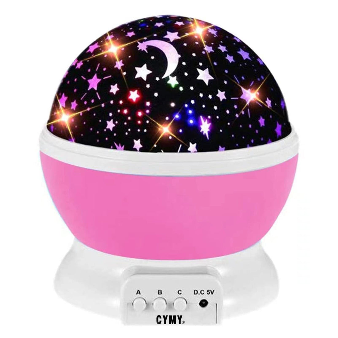 CYMY Toys for 1-9 Year Old Girls, 360 Degree Rotating Star Projector Night Light for Kids Toys Gifts for 2-12 Year Old Girl Birthday Present Babies Baby Girl Toys Gifts 12-18 6 to 12 Months Girl Toys