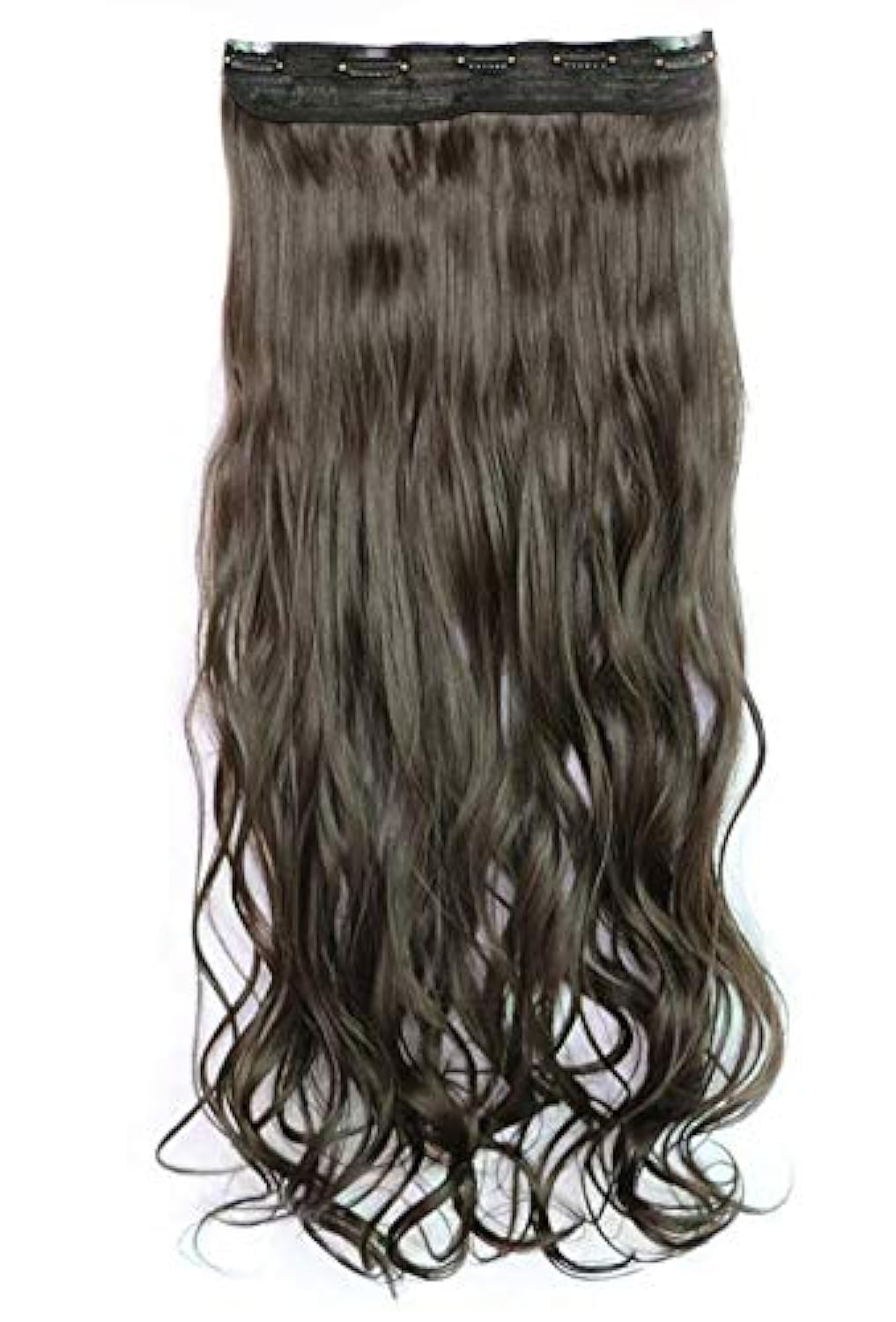 Hair Extension Deep Brown Curly Seamless Long curly Hair Accessory For Women