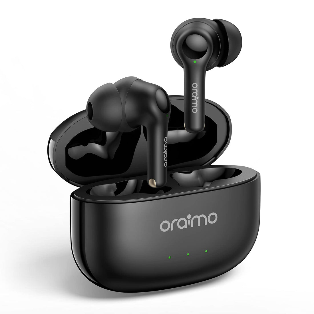 Oraimo FreePods 3 True Wireless Earbuds Bluetooth Earphone with 4-Mic Call Noise Cancelling,36H Playtime Bluetooth Headphones in-Ear Earbuds with Stereo Bass,Waterproof for Sport