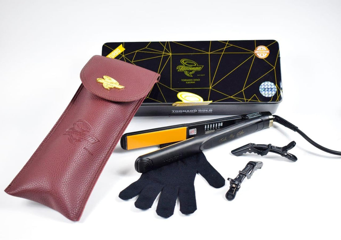Turbo gold professional hair straightener to straighten your hair in a correct way