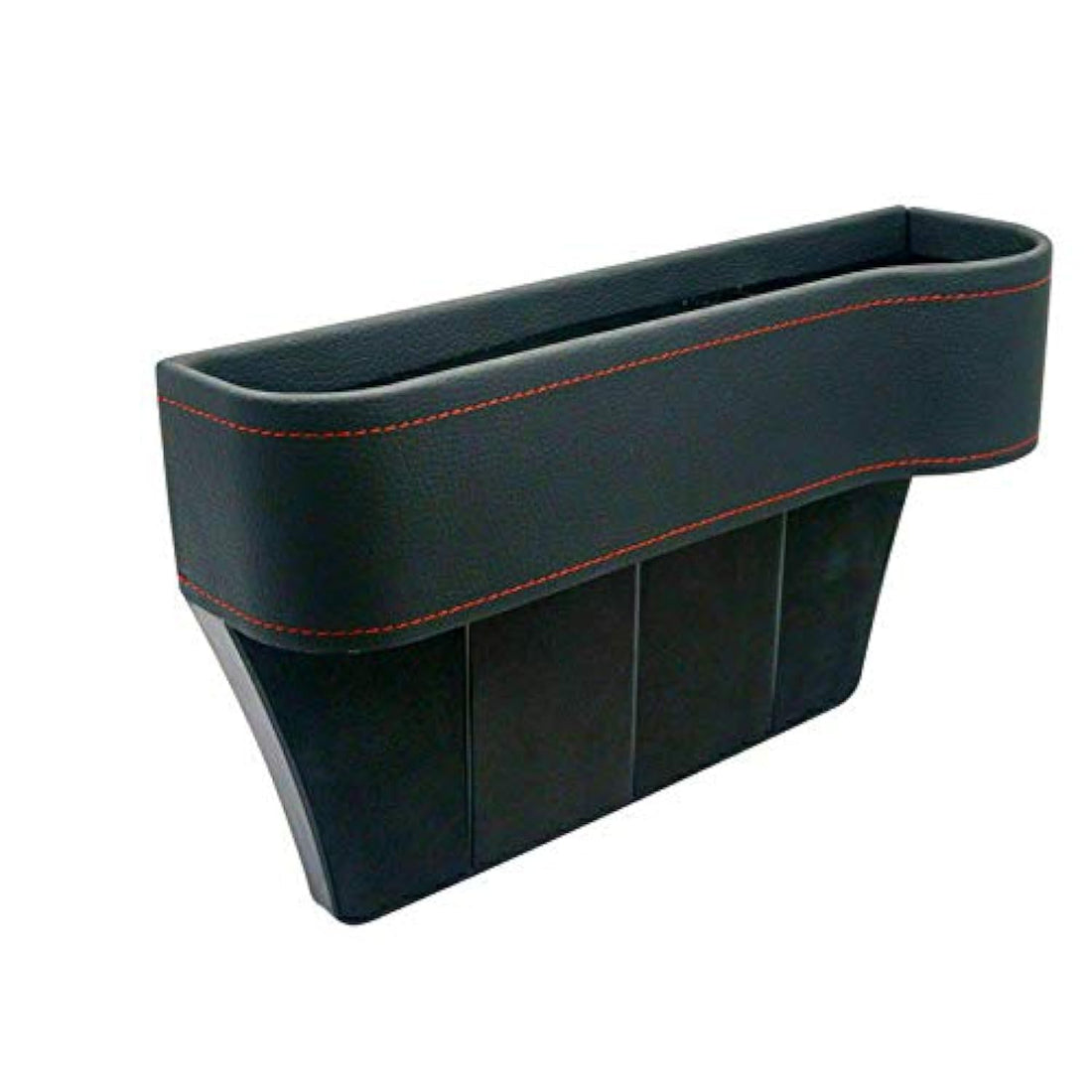 MACHSWON Car Seat Pockets PU Leather Car Console Side Organizer Seat Gap Filler Catch Mobile Phone Holder Coin Collector Console Side Pocket(Right)