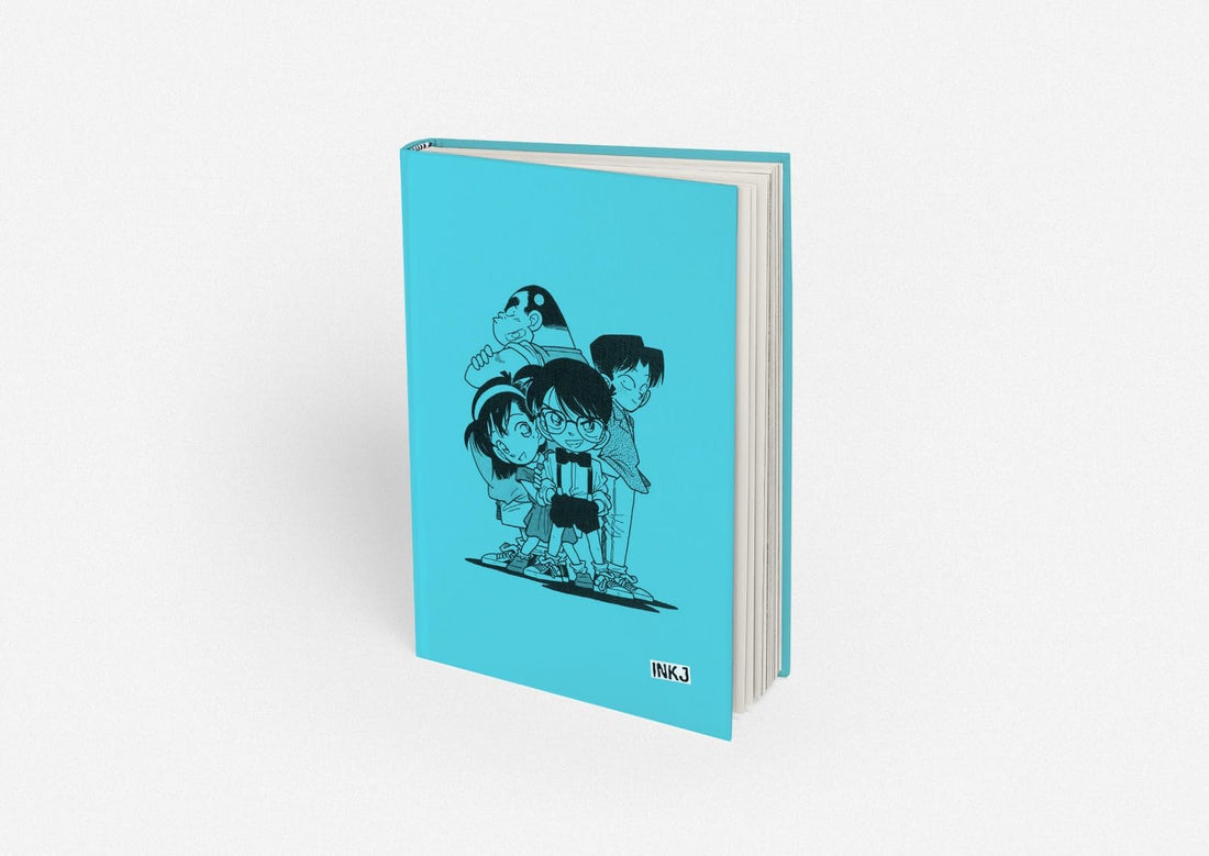 A5 Hardcover Sketchbook Conan Team A5 size baby blue Blank pages