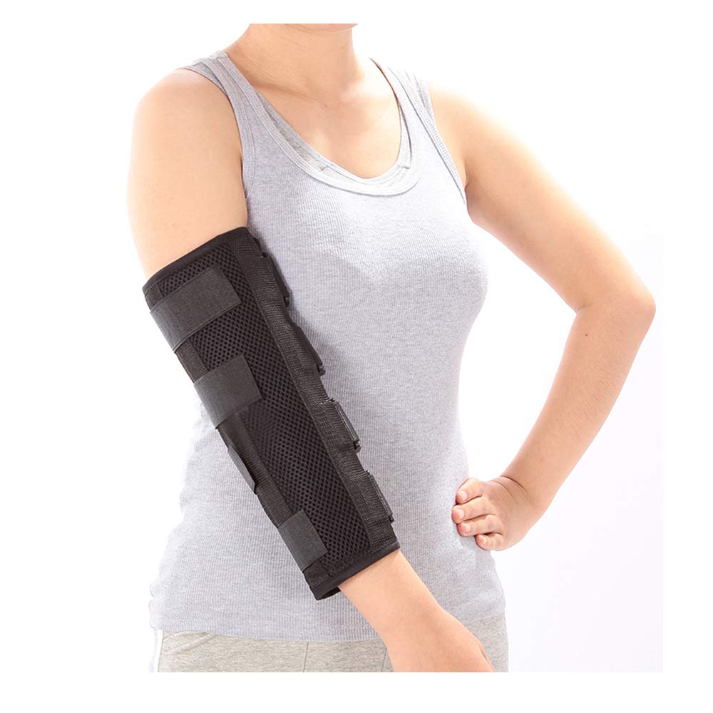 Elbow Brace Arm Ulnar Nerve Cubital Tunnel Syndrome Brace Elbow Immobilizer Adult Tennis Arm Stabilizer PM Night Splint Radial Nerve Sleep Restraints Wrap (Medium)