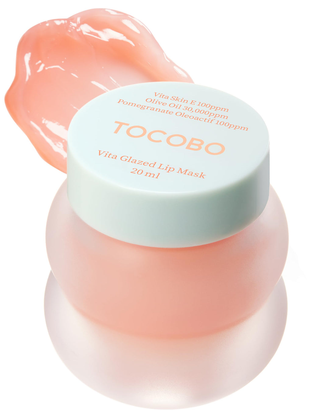 TOCOBO Vita Glazed Lip Mask 20ml / 109.5g, Super moisturizing night lip care, glazed and easy washable texture that melts into lips