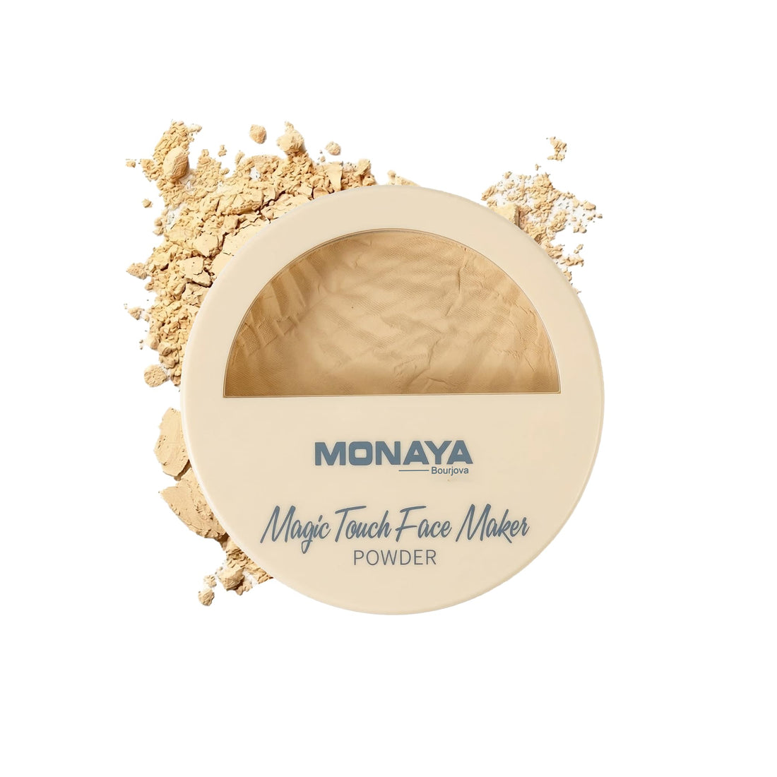 P004 Magic Touch Face Maker Powder – High-Definition Blurring Pressed Powder, Full Coverage Matte Finish, 12-Hour Sebum Control, Cruelty-Free & Vegan, 4 Skin-Perfecting Shades (P101A)