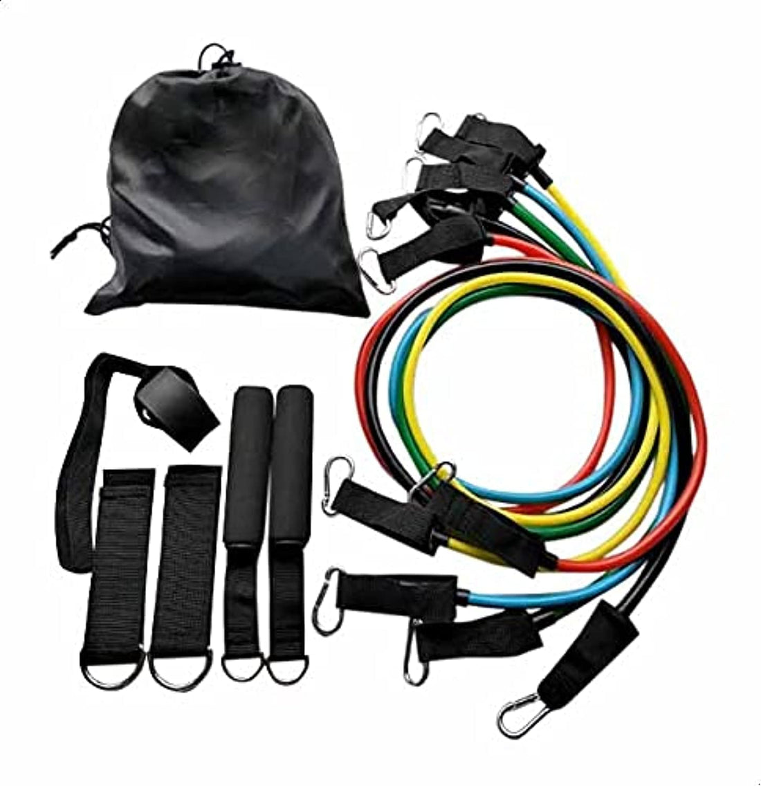 Resistance Band with Training Guide Set - 11 Pieces