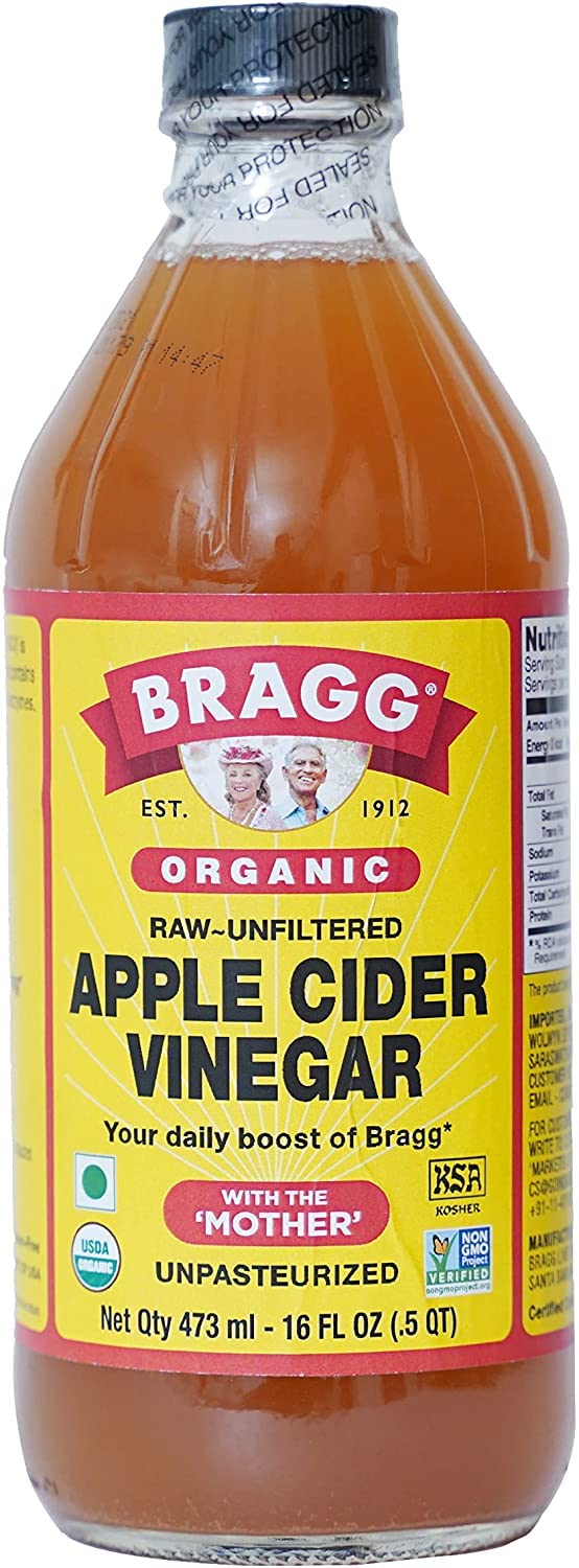 Bragg Apple Cider Vinegar Organic, Raw, Unfiltered, 473 ml