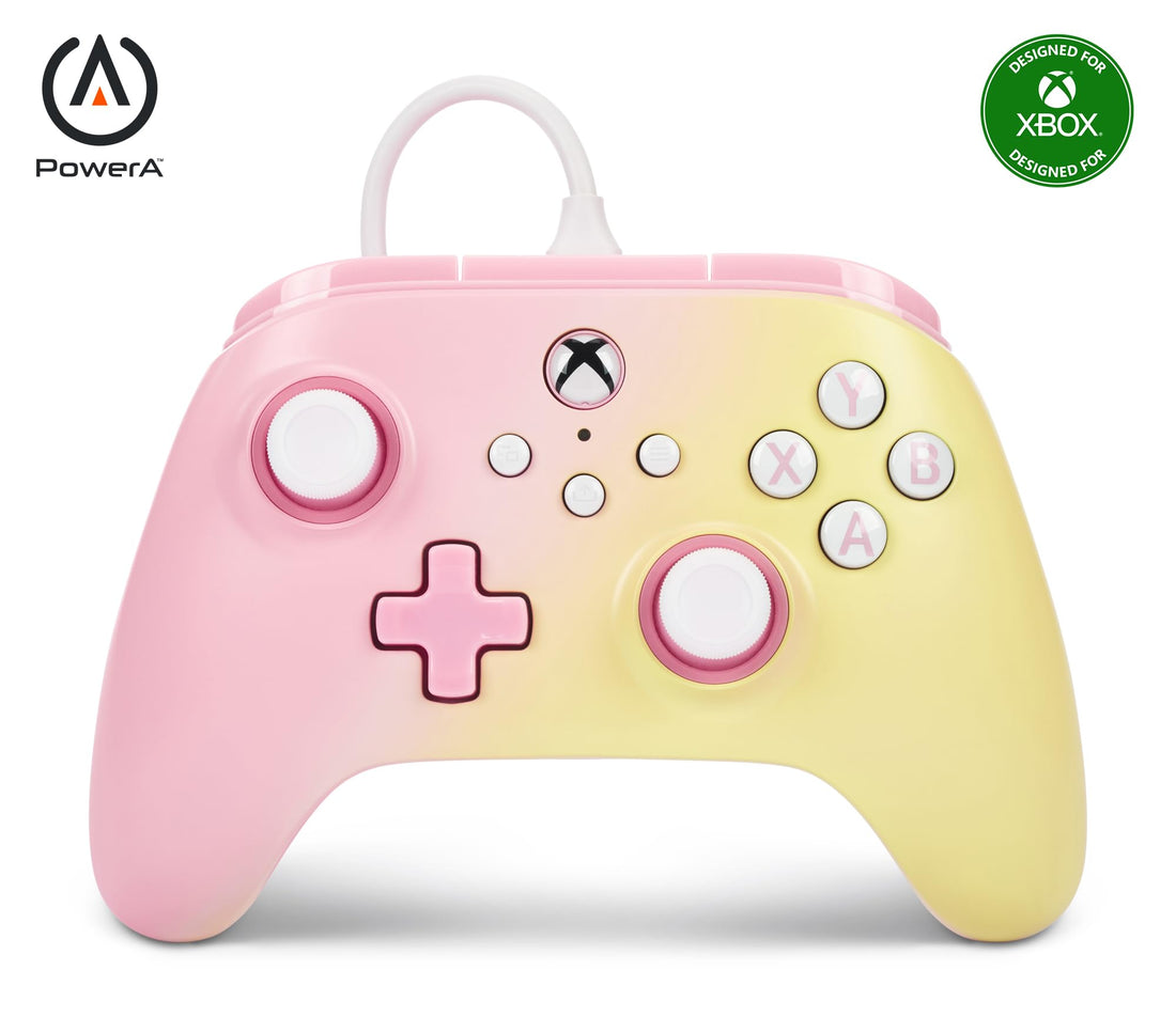 PowerA Advantage Wired Controller for Xbox Series X|S - Pink Lemonade