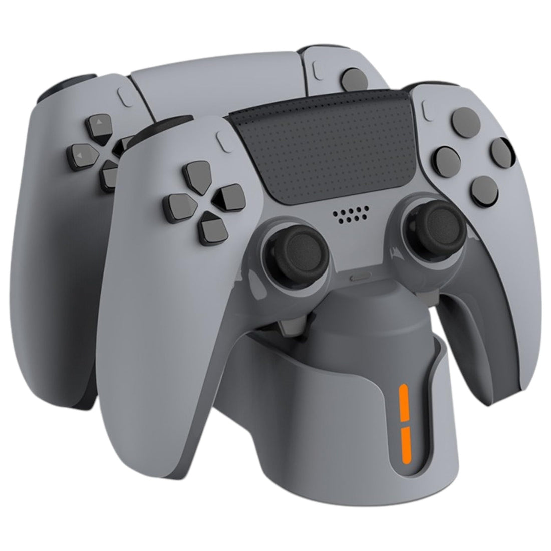 DOBE Dual Charge Station & Charge Dock for PS5 Controllers, Fast & Smart Charging, Sleek Modern Design & Slim - Charging Adapter with Type-C Cable (Gray, TP5-1501X)