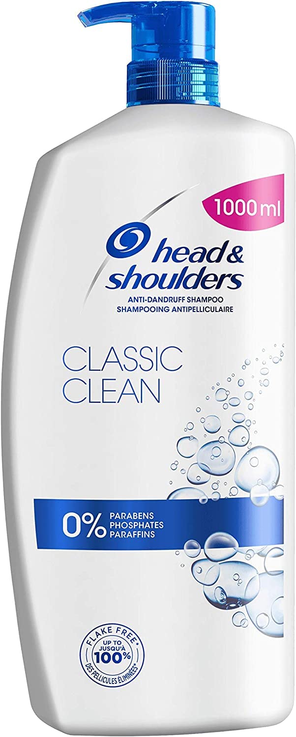 Head & Shoulders Classic Clean Shampoo, 1000ml