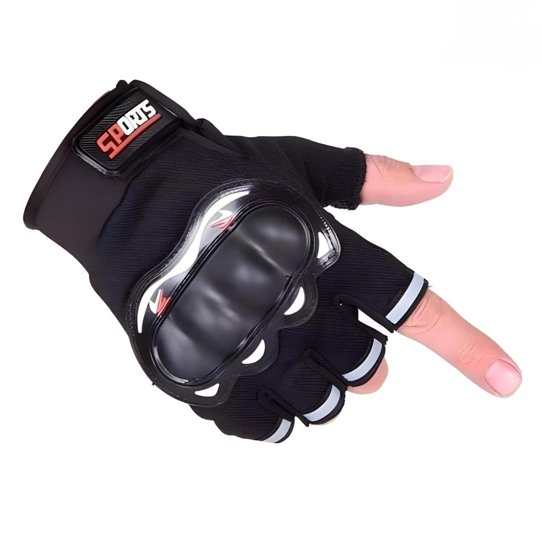 Men's Fingerless Gloves Touchscreen Half Finger Glove for Motorcycle Hunting Hiking Work Outdoor Sports Cycling Training Camping Climbing
